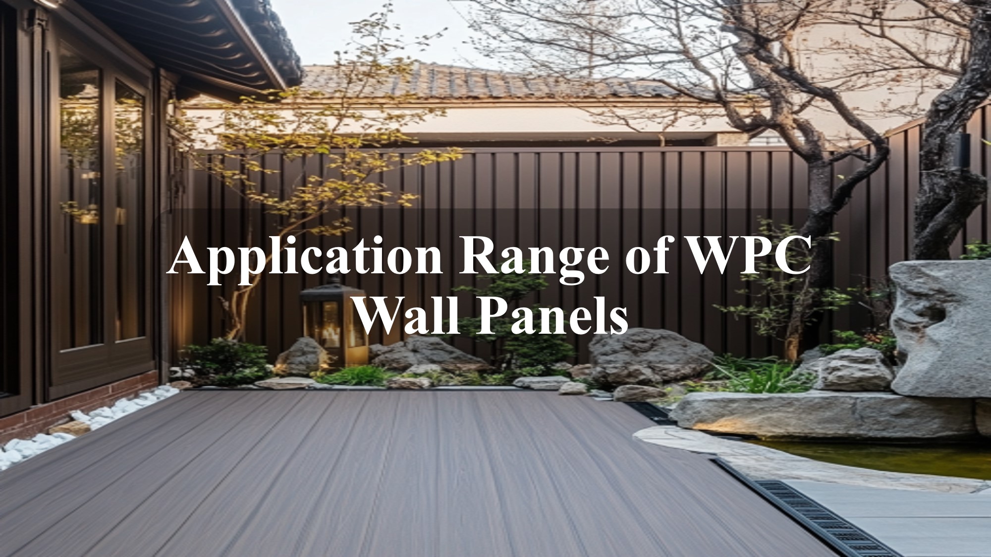 Application Range of WPC Wall Panels