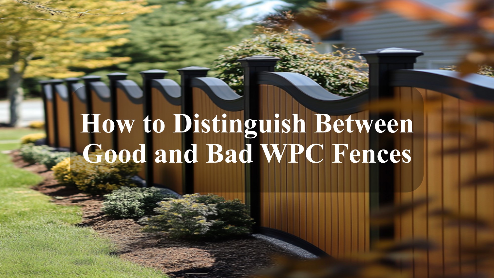 How to Distinguish Between Good and Bad WPC FencesA Comprehensive Guide