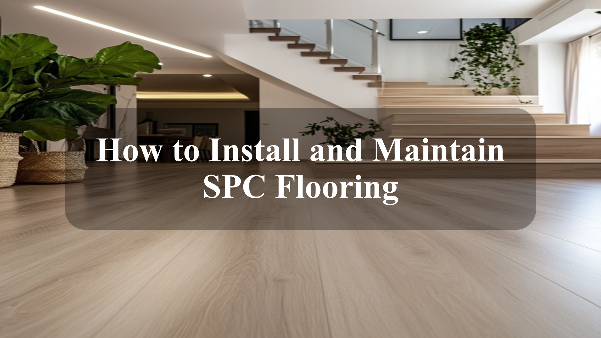 How to Install and Maintain SPC Flooring A Comprehensive StepbyStep Guide for Your Composite Deck